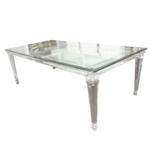 lucite dining table with mirrored glass.jpg